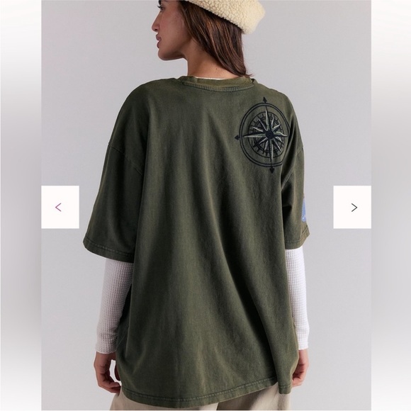 Free People Denim and Bone Camping Tee - Picture 2 of 11